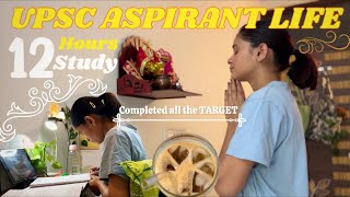 12 Hours Study Vlog UPSC ASPIRANT LIFE 📚| I Woke Up at 3:00 AM : Life of UPSC Aspirant#upsc