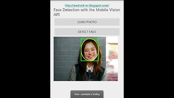 Google Play services Face Detection, detect Smiling