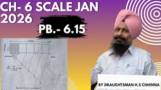 CH-6 SCALES PB- 6.15 Jan 2026 | Engineering Drawing (EDG) | B.Tech First year | easy method
