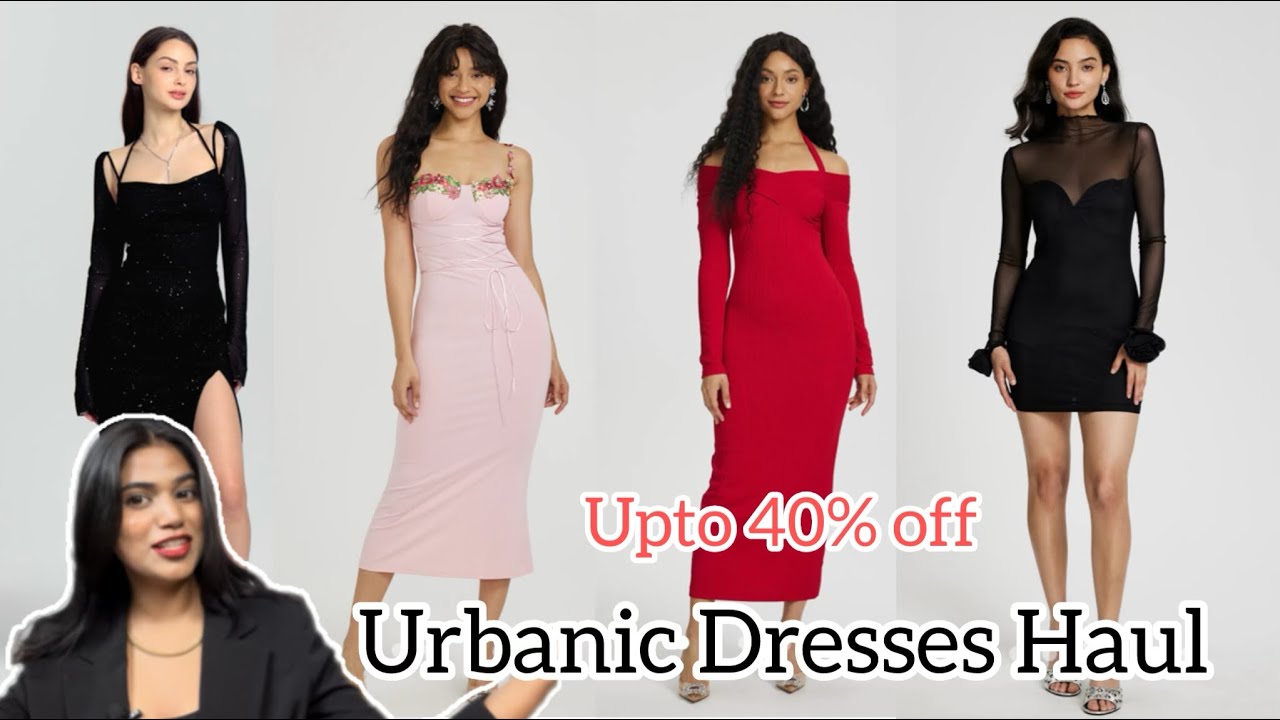 Urbanic Birthday Dress haul | Urbanic Party dresses Haul | Upto 80% off ...