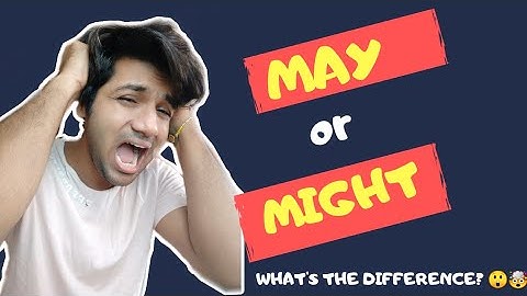 Use of MAY and MIGHT in English grammar || MAY and MIGHT unique differences 😲