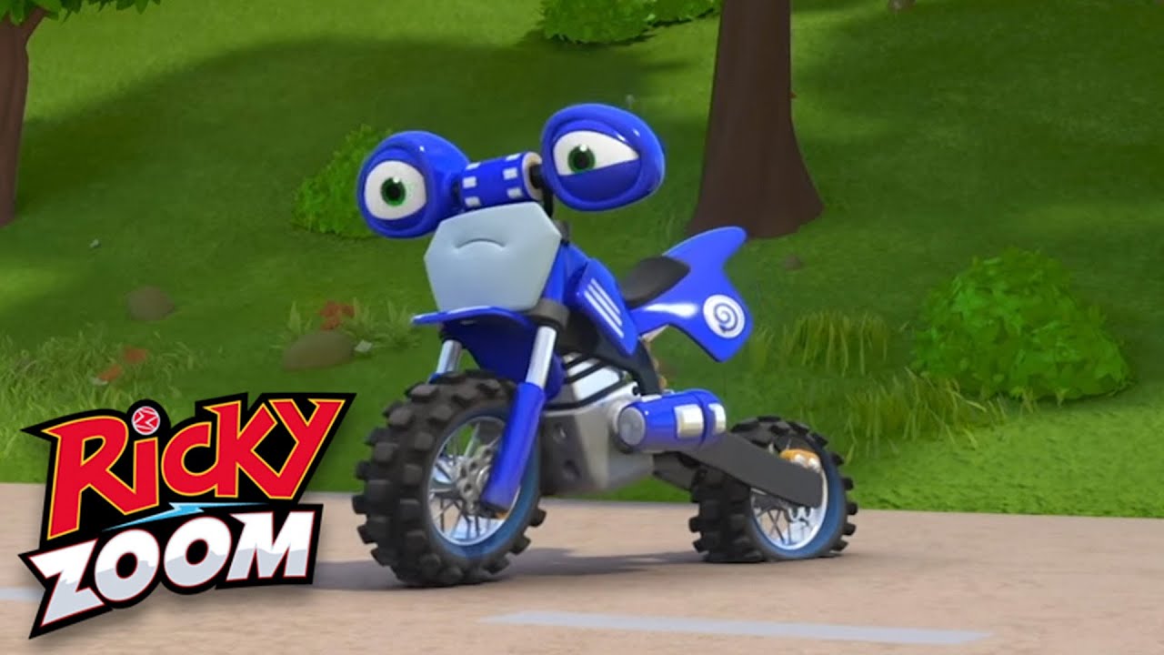 Der platte Reifen⚡️ Ganze Folge ⚡️ Motorrad Karikatur | Ricky Zoom Deutsch