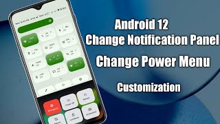 Change Android 12 Notification Panel & Power Menu|Install New Notification Toggle in Android 12|2021 screenshot 4
