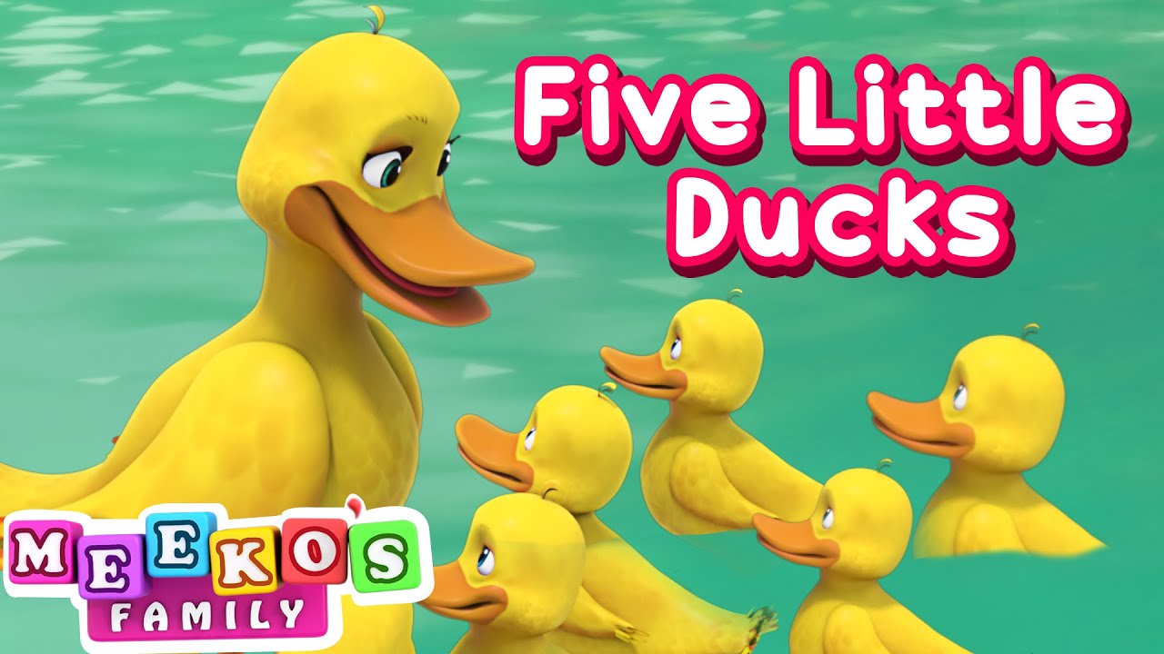 Animal songs for kids five little ducks meeko s family youtube
