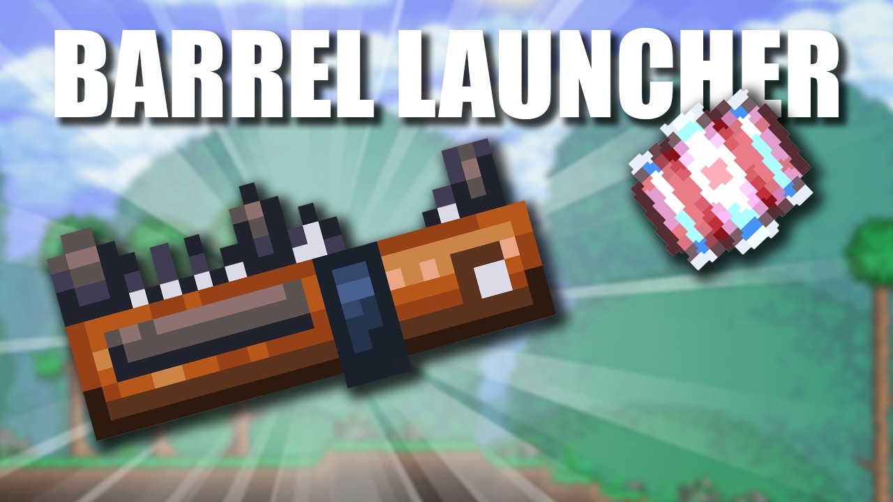 How to Get the Barrel Launcher in Terraria 1.4.5
