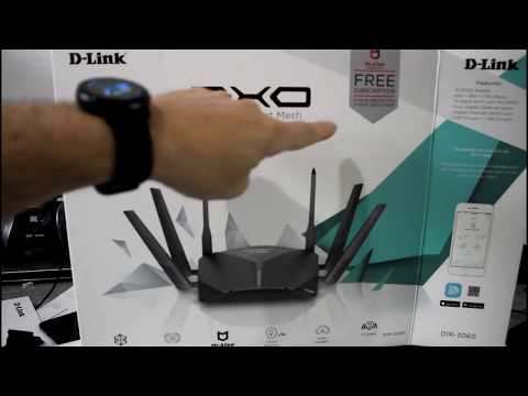 D-Link DIR-3060 EXO AC3000 Smart Mesh Router setup and review