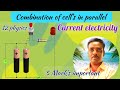 combination of cell's in parallel | #current electricity | 12 physics#