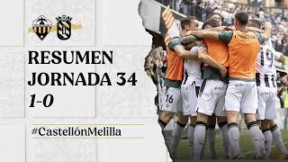 Resumen J34: CD Castellón 1-0 UD Melilla (28-04-2024)