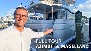 Full InDepth Yacht Tour w/ Federico Ferrante | Azimut 66 Magellano