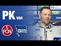 PK vor Nürnberg - Dardai - Preetz - Hertha BSC