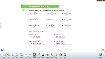 Compare And Order Decimals