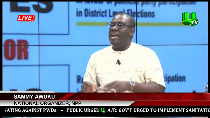 December 17 Referendum:  Stop Been Dishonest And Hypocrites   -   Sammi Awuku To NDC