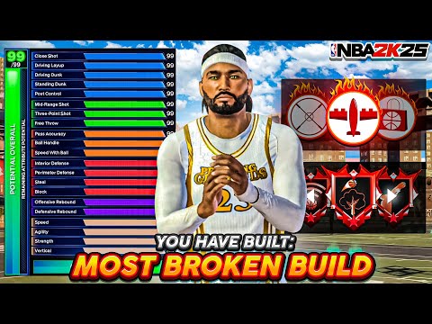 NEVER BEFORE SEEN 6'8 ISO PERIMETER LOCKDOWN BUILD is GAME BREAKING on NBA 2k25 - BEST GUARD BUILD