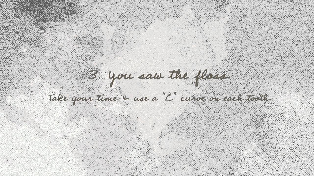 How to Floss with Tomalty Dental Care Dr. Sean & Dr. Jordan Tomalty