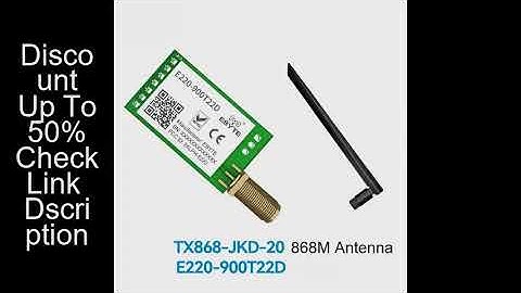 LLCC68 LoRa 868MHz 915MHz Wireless Module 22dBm Long Range 5km CDSENET E220-900T22D SMA-K UART RSSI
