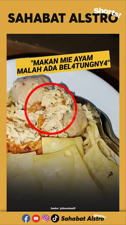 Eating chicken noodles but the contents were maggots, this woman who bought them was told to apol...