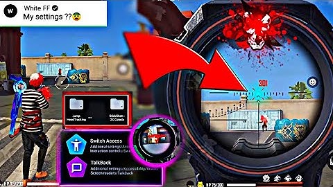 White FF Woodpecker Headshot Trick😱|| White FF No skill sensi ff🤔