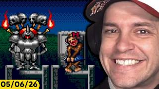 Getting Multiple Endings in Contra Hard Corps for the First Time!