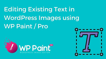 Edit Existing Text Element from Layer Details in WordPress Images Using WP Paint / Pro
