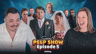 Mark's DISASTROUS Canal Boat Stag Do! 🛶 Americans React to Peep Show S4E5
