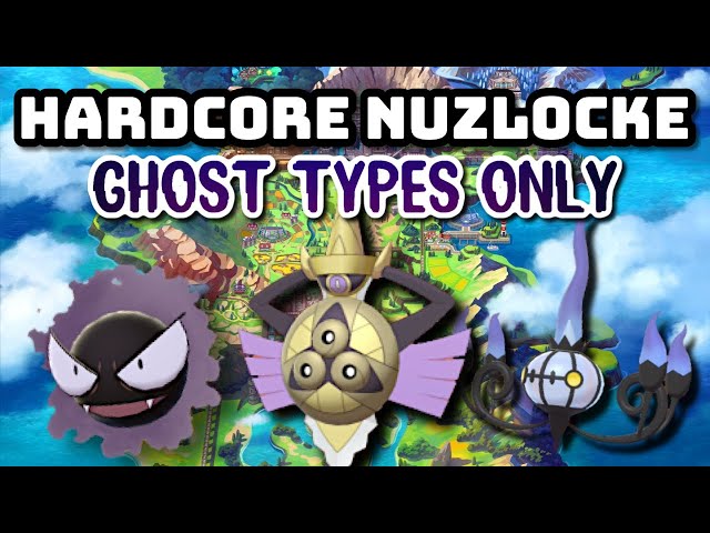 Pokémon Sword Hardcore Nuzlocke - Ghost Types Only! (No items, No