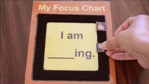 ABA (Applied Behavior Analysis) My Focus Chart by BCBA