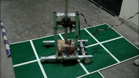 Robocon 09 - MNIT - manual robot testing at lab