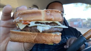 Burger King Philly melt and Birthday pie food review!!