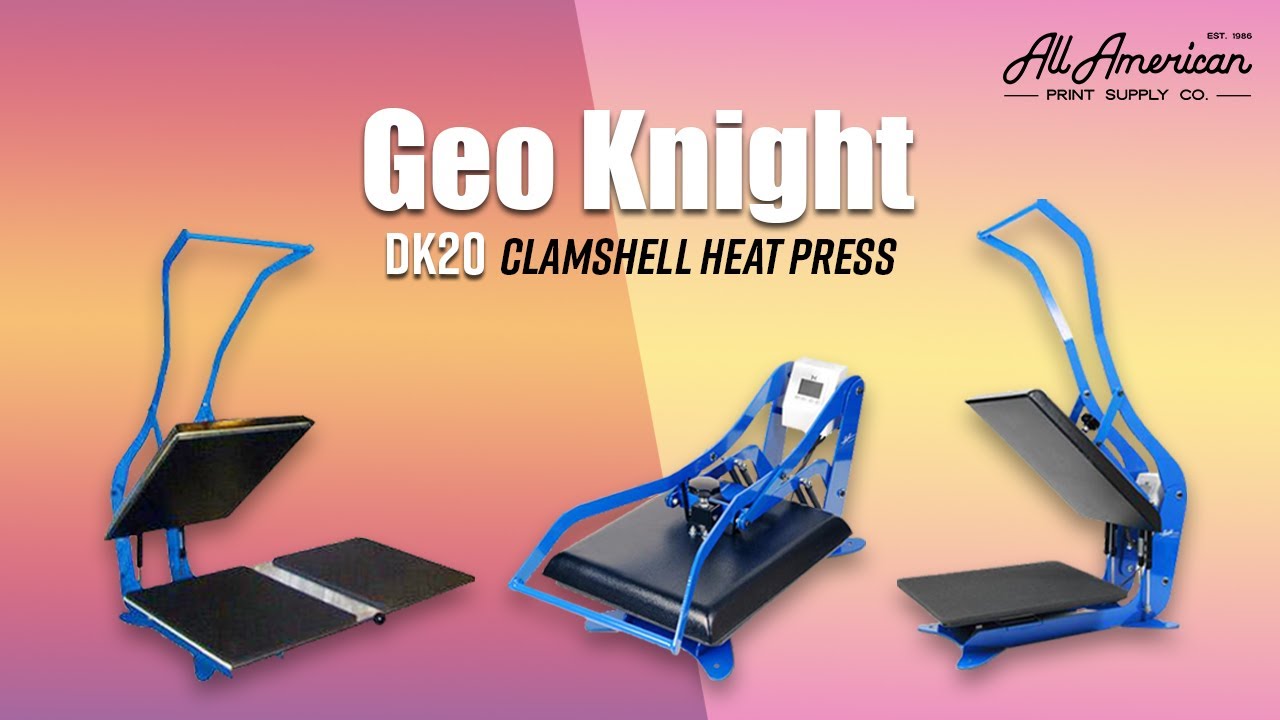 Geo Knight DK8 Digital Clamshell Heat Press - 6 x 8