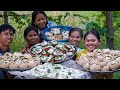 Cooking Glutinous Rice With Black-Eyed Pea Seed in Coconut Recipe - Delicious Dessert For Donation