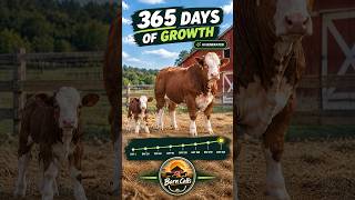 🐂 From Tiny Simmental Calf to Giant Yearling! 😱 365 Days of AI Growth 🌱 #Shorts 🐂 From Tiny Simmental Calf to Giant Yearling! 😱 365 Days of AI Growth 🌱 #Shorts