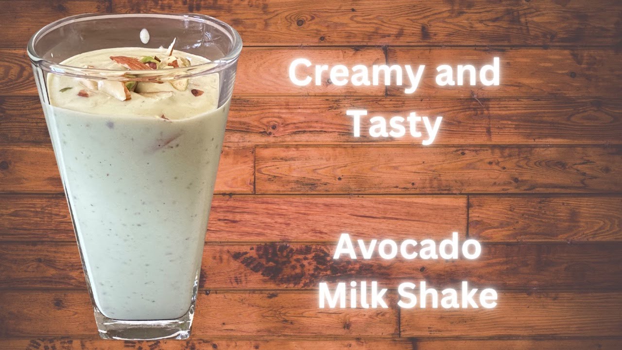 🥑 Creamy Avocado Milk shake Recipe | Healthy & Delicious!| Avocado smoothie | Avocado juice |
