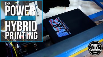 Learn The Power Of Hybrid Screen Printing With M&R Digital squeegee | White Ink Wednesday