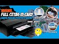 TUTORIAL FULL CETAK ID CARD HANYA DENGAN PRINTER STANDAR