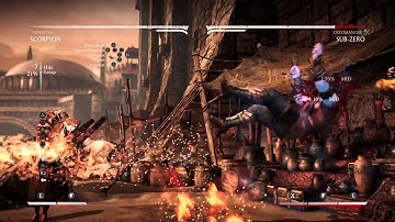 Mortal Kombat X Scorpion Ninjutsu Combo 1