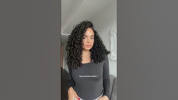 My 3b curly hair routine #curlyhair #hairroutine #naturalhair