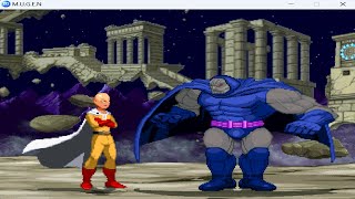 SAITAMA vs DARKSEID - Serious Punch Face a True God😤 One Punch Man vs DC Anime Mugen 2024