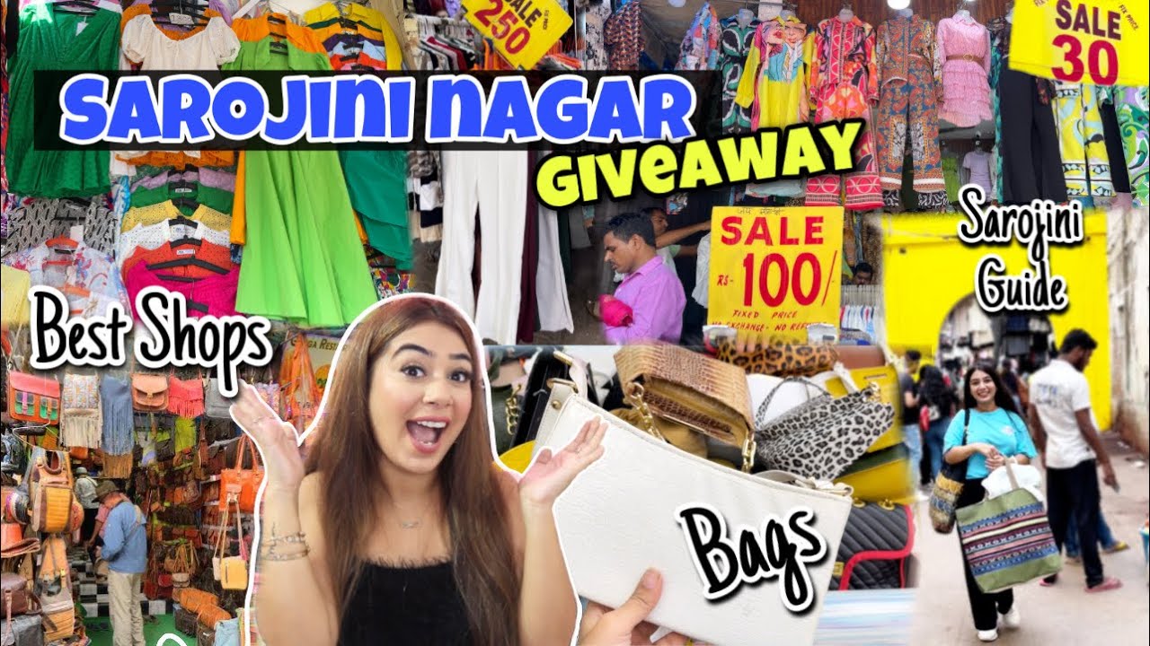 Sarojini Nagar Market Guide *HUGE GIVEAWAY* Summer Collection - Best Shops, Tops, Denim, Bags, Shoes