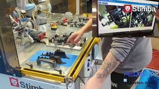 Automotive aplikácia kovových klipov s AICOBOTIX vision a robotom Universal robots UR16e