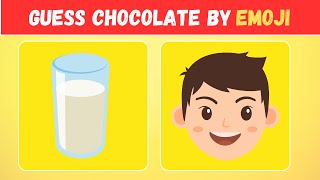 Guess Chocolate by emoji| Emoji challenge