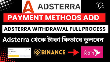 Adsterra Payment Method Adding | how to withdraw from Adsterra | Adsterra withdrawal full process