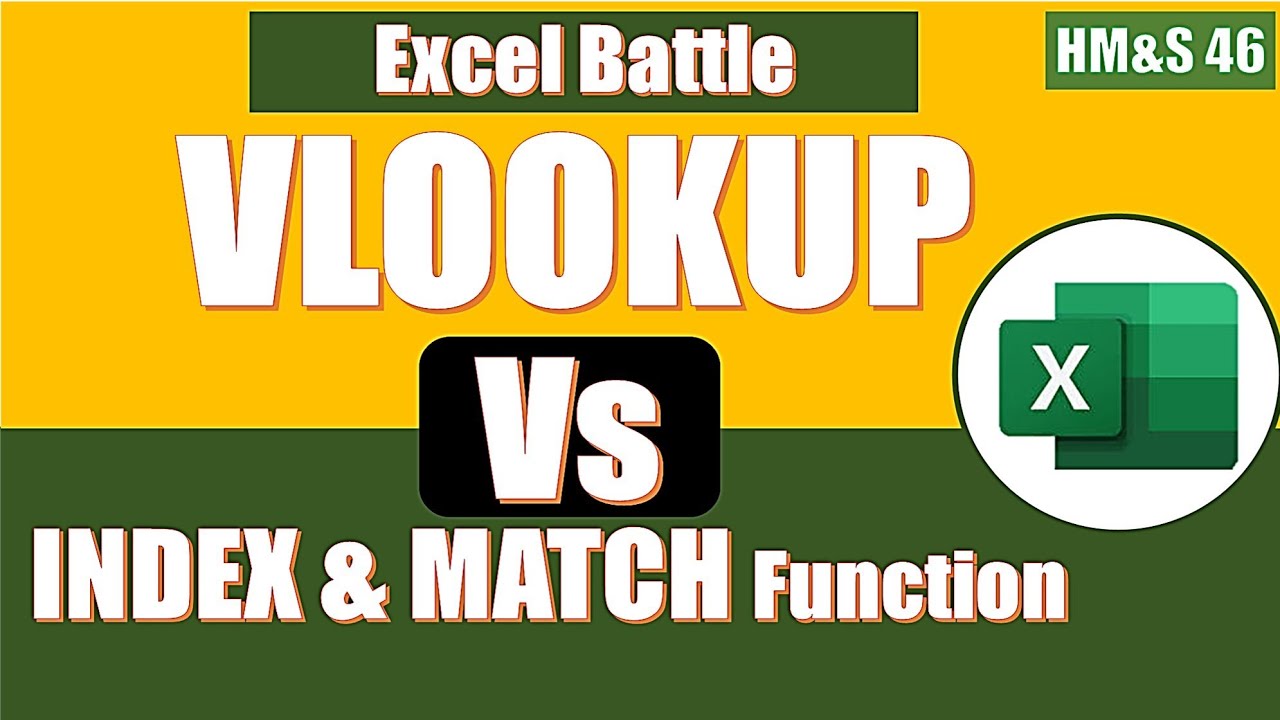 VLOOKUP Vs INDEX And MATCH Function HM&S 46 - YouTube