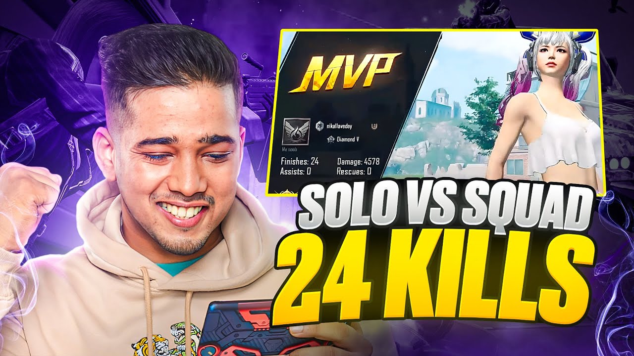 SOLO 24 KILLS 😱 | FUNNY ENDING