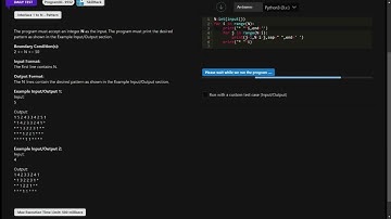SKILLRACK | DAILY TEST || 16/10/2023 || INTERLACE 1 TO N - PATTERN|| PROGRAM ID 9552 || PYTHON  ||