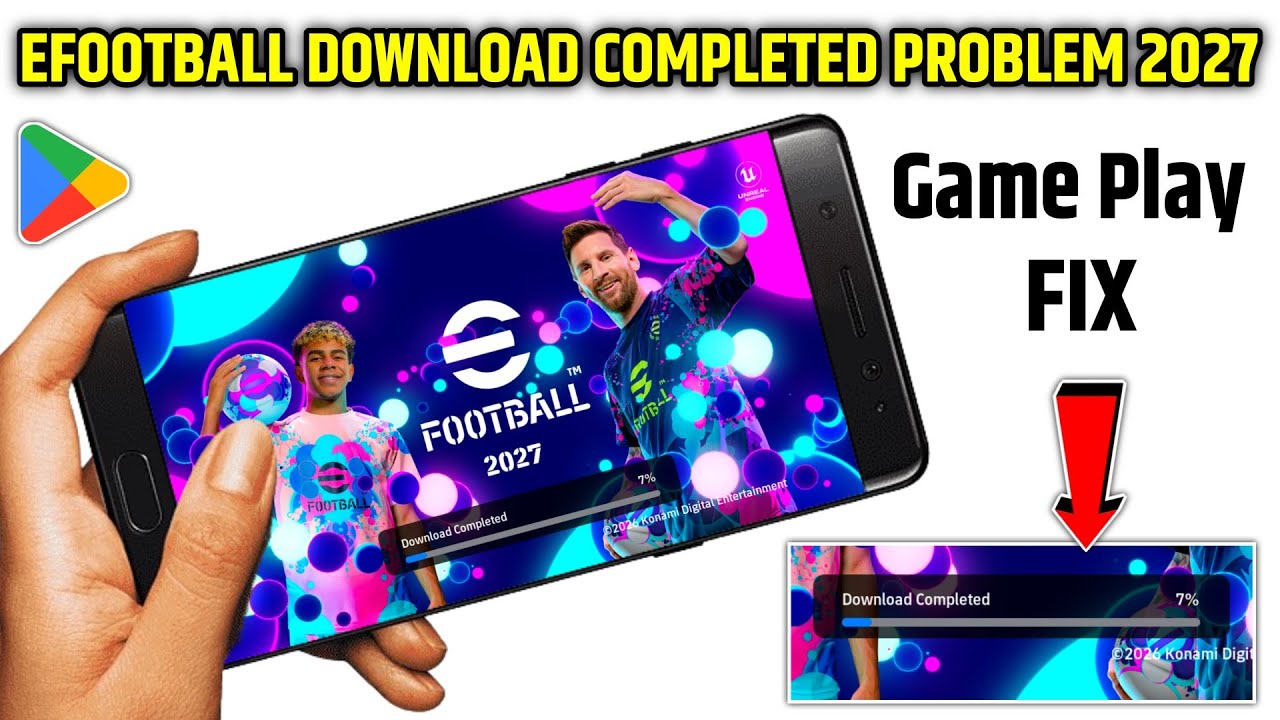 how to fix download complete not working in efootball | efootball ...