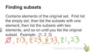 3-5 Working with Sets
