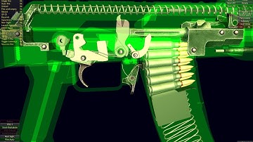 How Does AK74M 3D Animation Zoom in/out