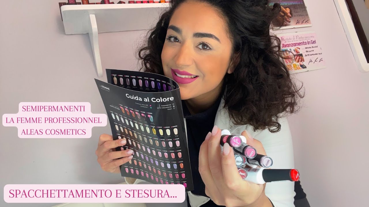 UMBOXING‼️ E STESURA💅🏻SEMIPERMANENTI LA FEMME PROFESSIONNEL - Aleas Cosmetics
