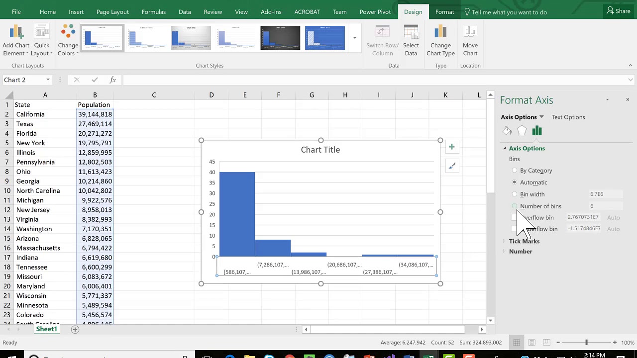 how to insert histogram in excel how to insert histogram in excel
