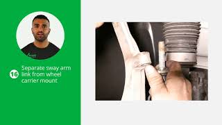 Arnott front left air strut installation video for Mercedes-Benz GL(S) (X166) & ML/GLE (W166)